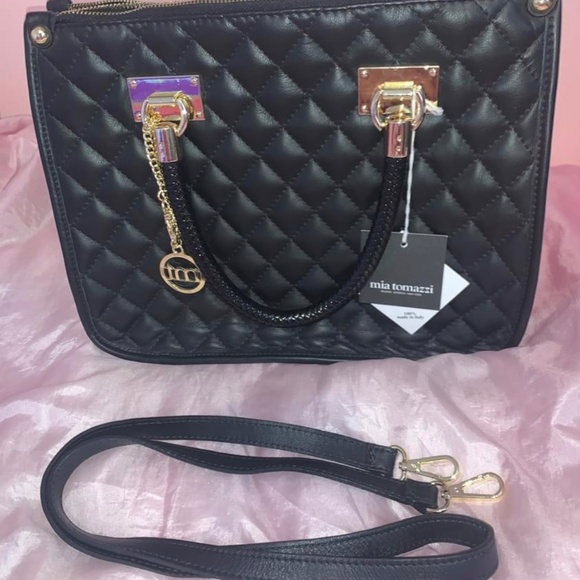 MIA TOMAZSI- Genuine leather handbag *BRAND NEW - Picture 1 of 4
